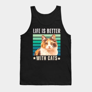 Life Is Better With Cats Classic Tank Top